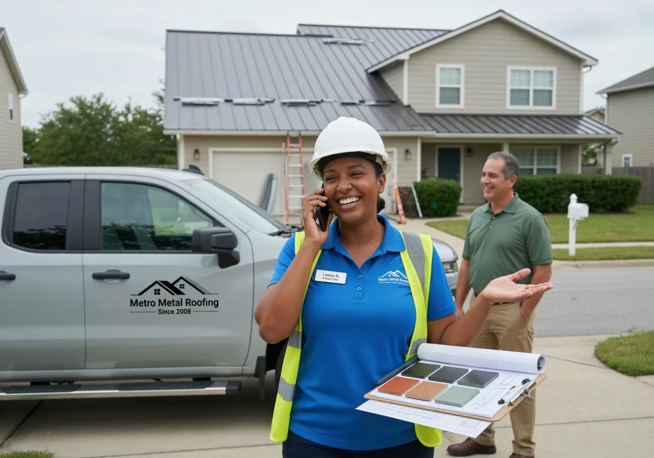Storm Damage Metal Roof Repair in North Henderson, IL